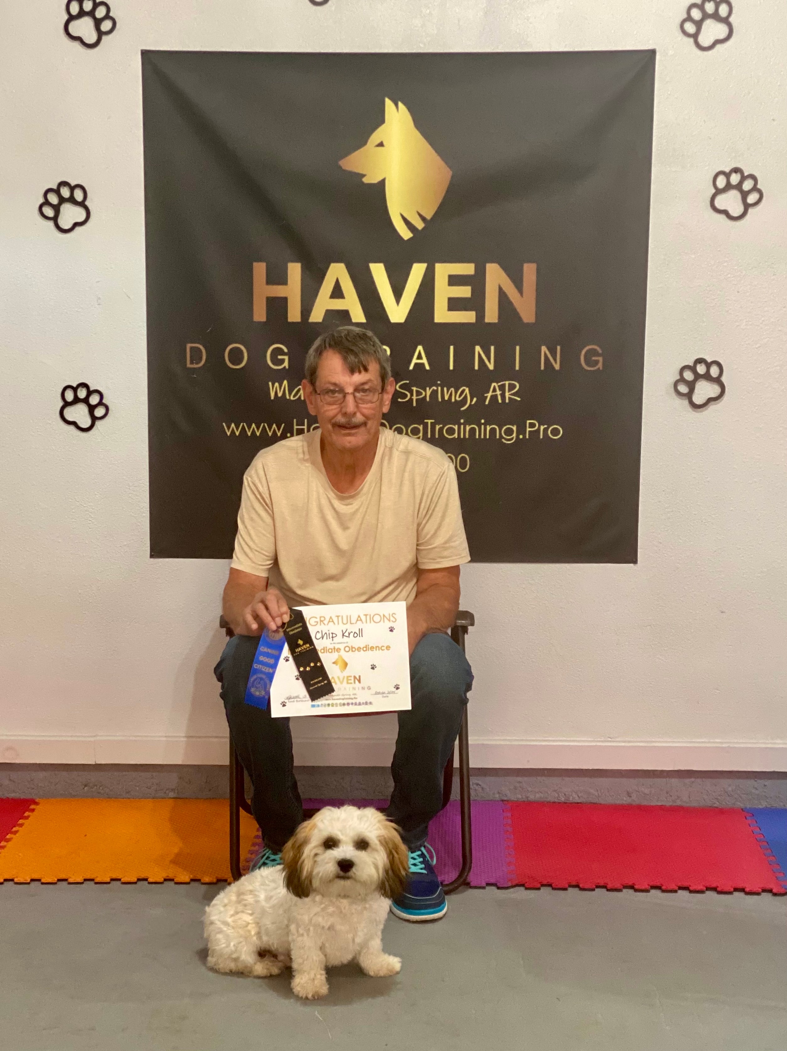 Chip Kroll — Intermediate Obedience graduate