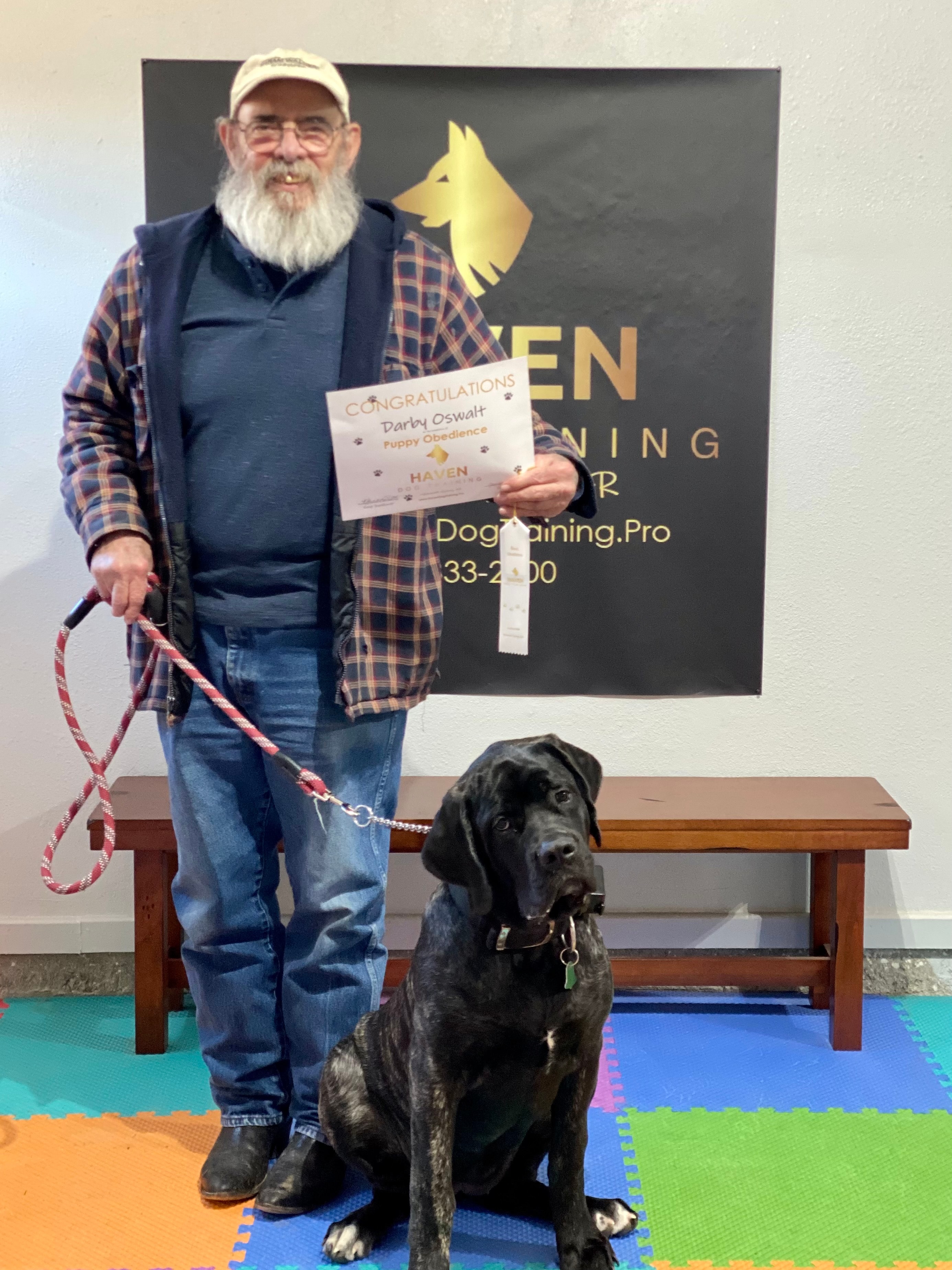 Darby Oswalt — Puppy Obedience graduate