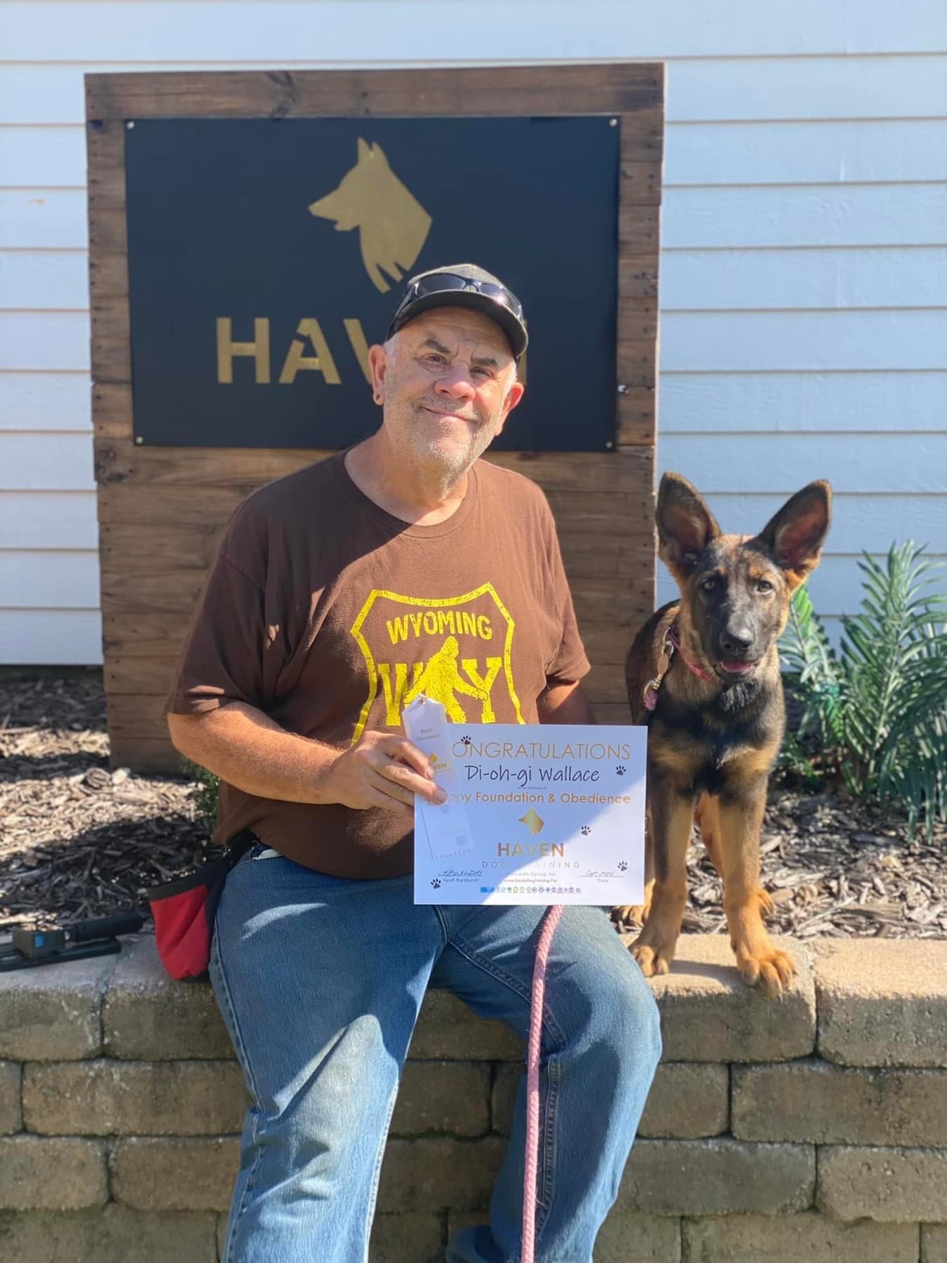 Di-oh-gi Wallace — Puppy Foundation & Obedience graduate