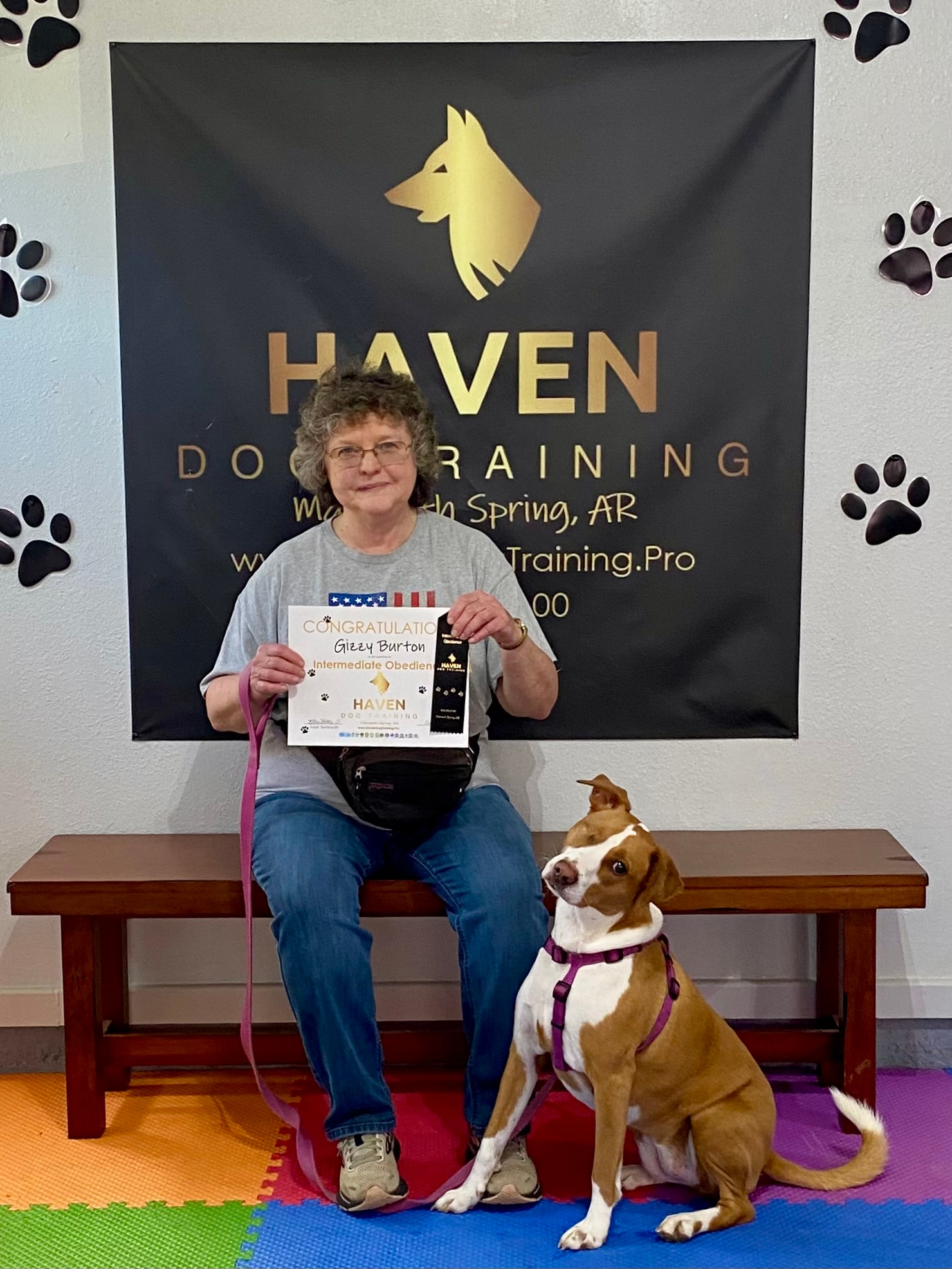 Gizzy Burton — Intermediate Obedience graduate