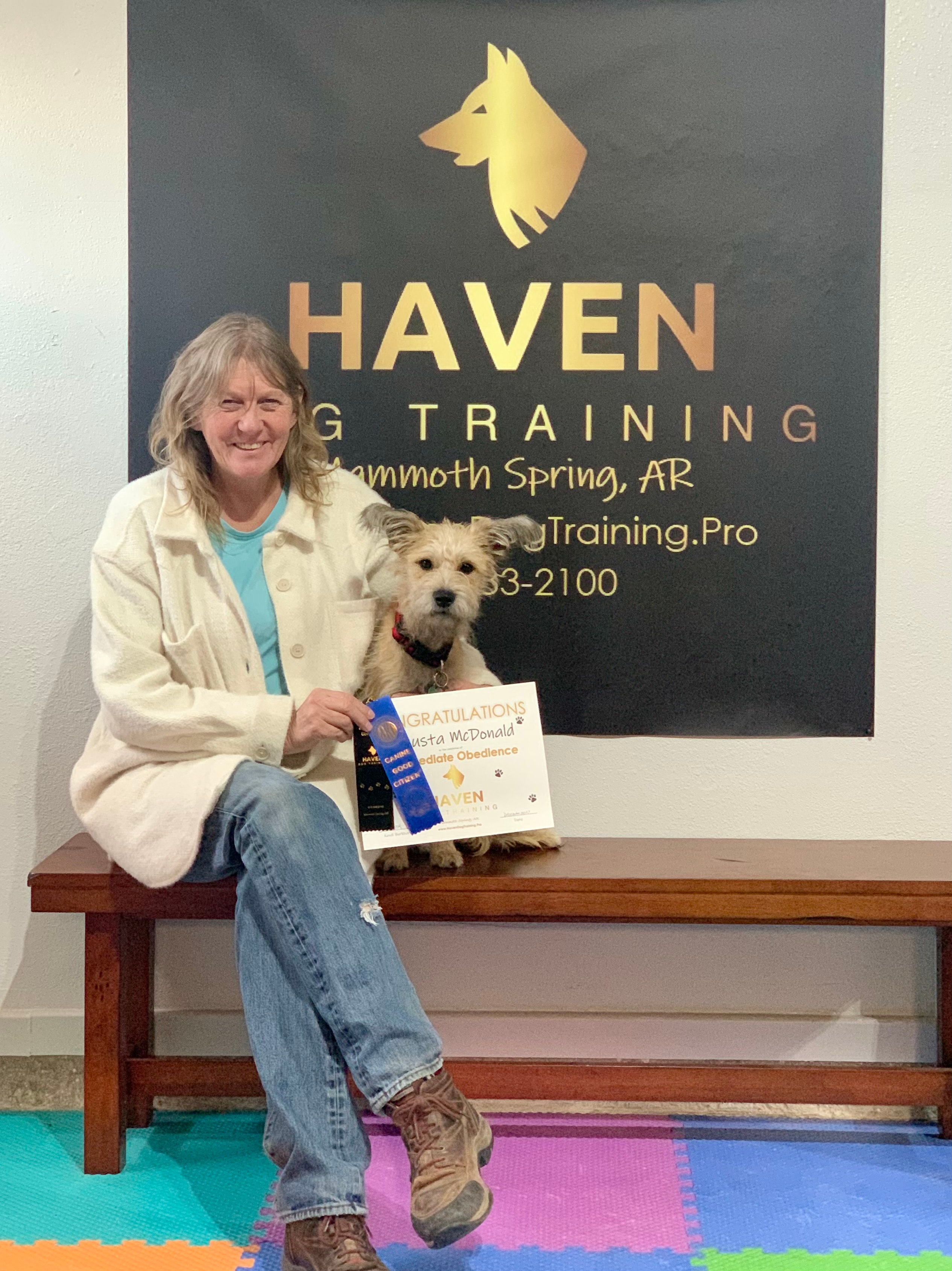 Gus — graduate at Haven Dog Training