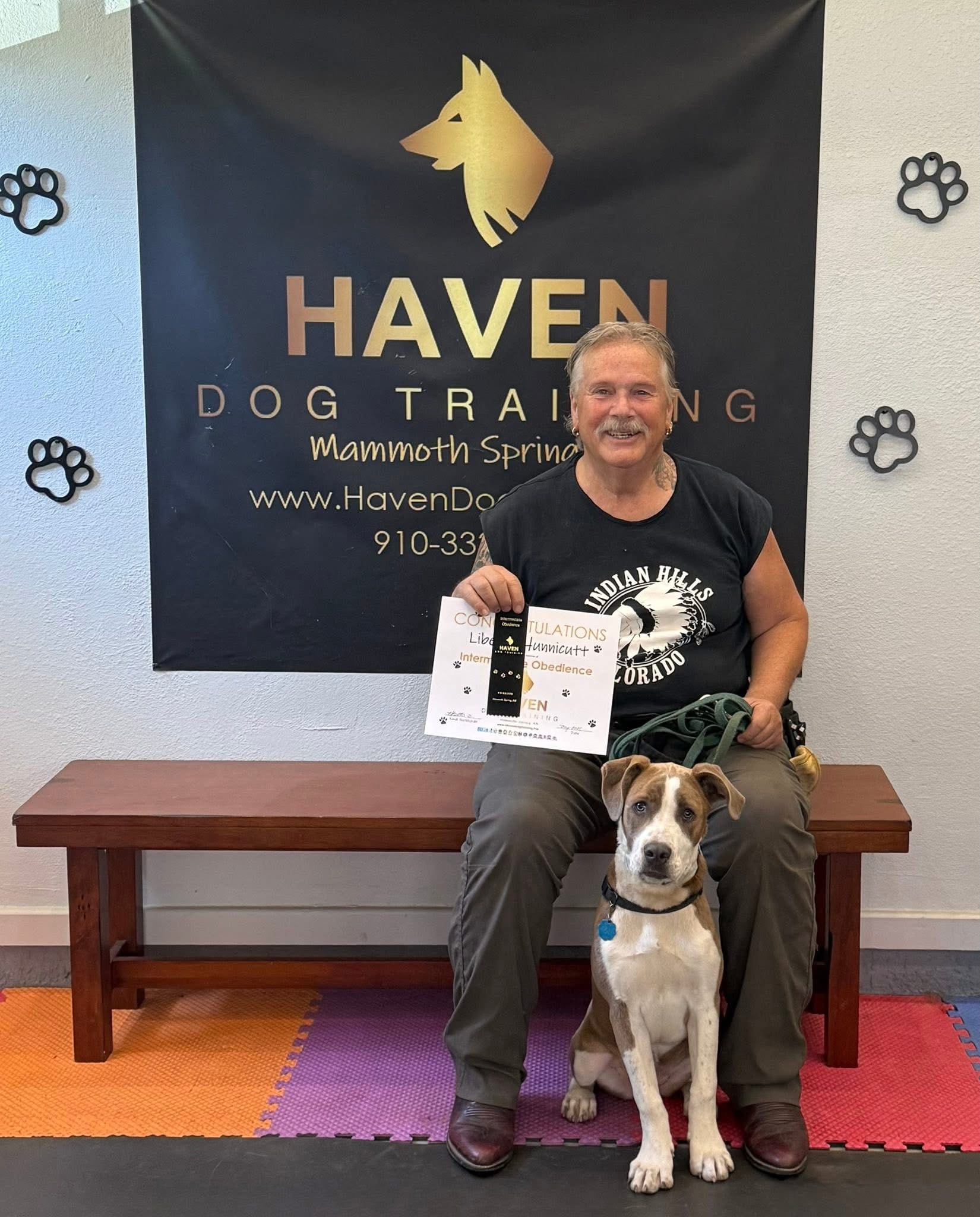 Liberty — Intermediate Obedience graduate