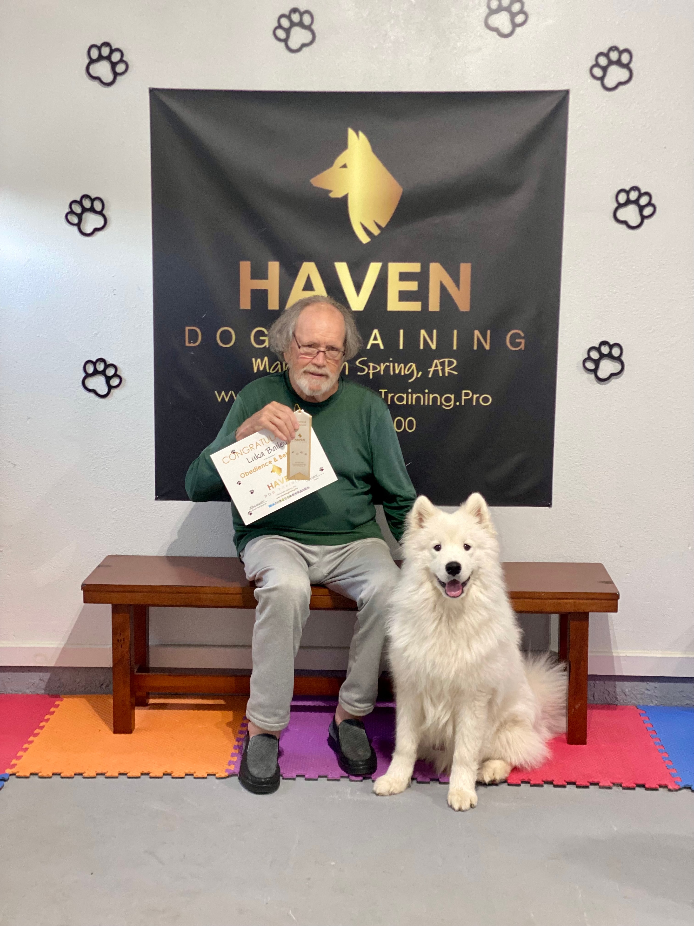 Luka — Obedience graduate